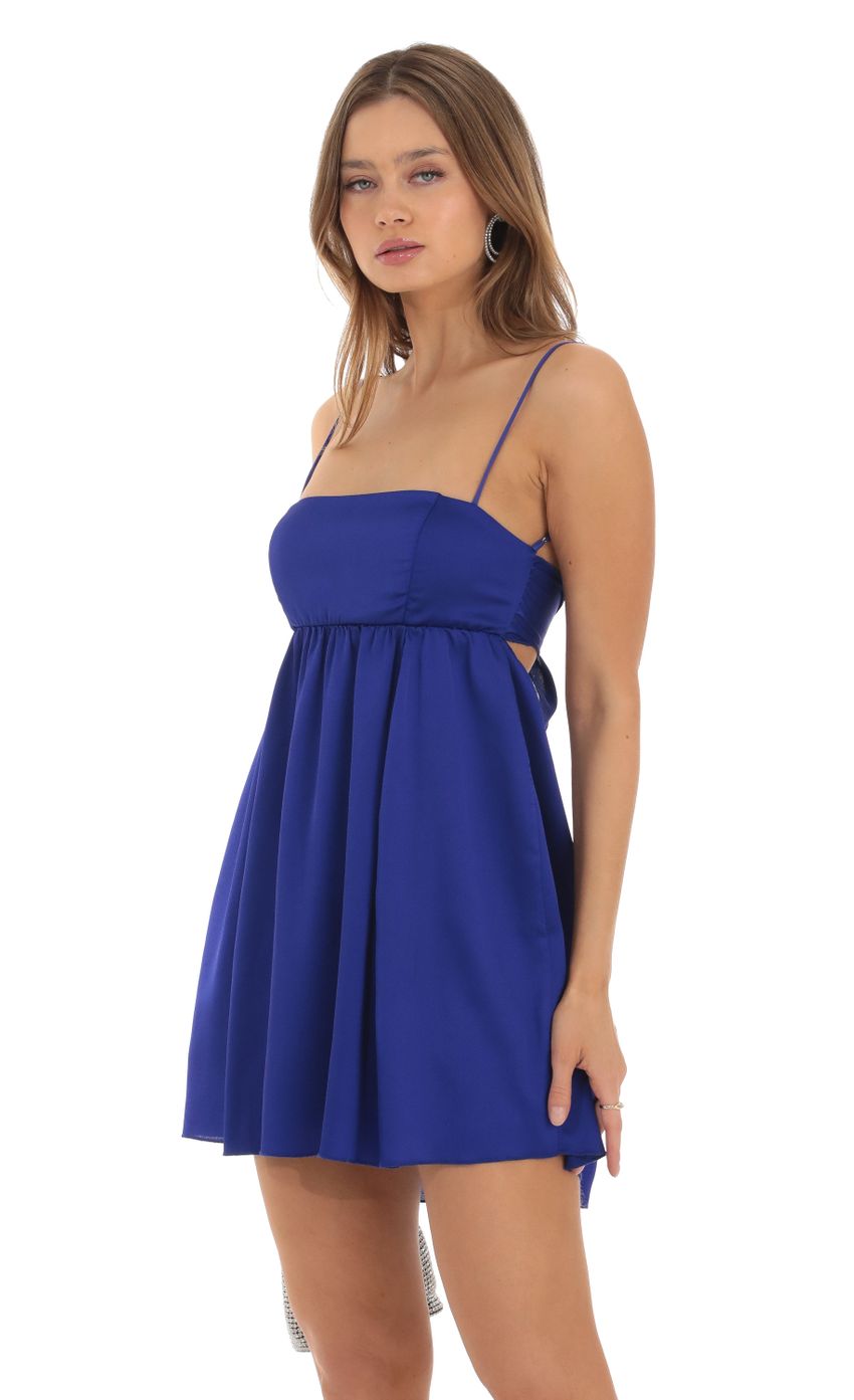 Picture Juno Satin Babydoll Dress in Blue. Source: https://media.lucyinthesky.com/data/Oct23/850xAUTO/dd39033a-84e3-4c13-9347-483ba5d7c606.jpg
