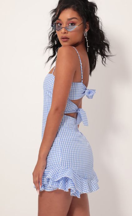 aubrey ruffle dress