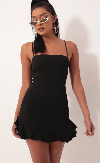 aubrey ruffle dress