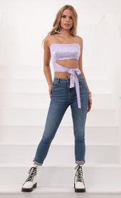 Picture thumb Leia Top in Lavender Jacquard. Source: https://media.lucyinthesky.com/data/Sep20_1/170xAUTO/781A3316.JPG