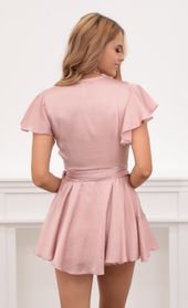 Picture thumb Eliza Wrap Dress in Blush Satin. Source: https://media.lucyinthesky.com/data/Sep20_1/170xAUTO/781A6370.JPG