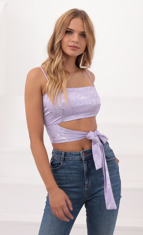 Picture Leia Top in Lavender Jacquard. Source: https://media.lucyinthesky.com/data/Sep20_1/500xAUTO/781A3162.JPG