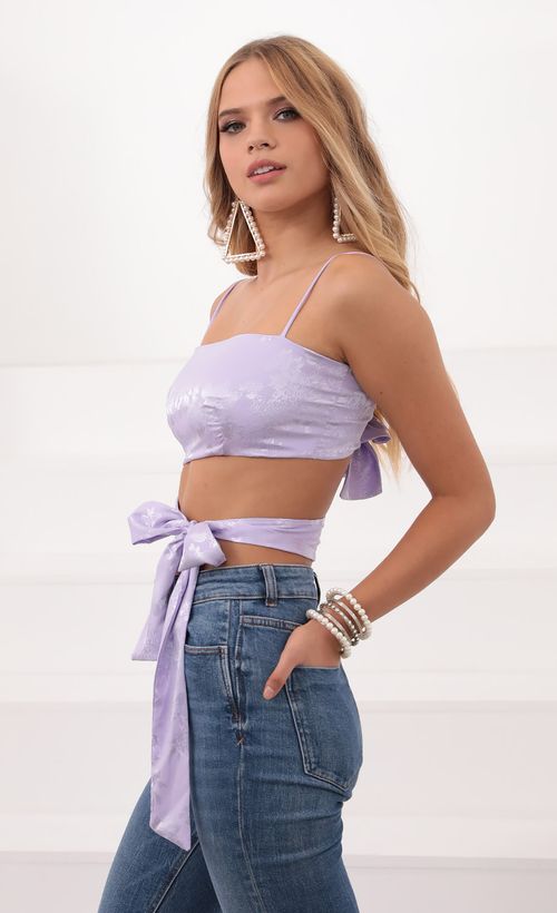 Picture Leia Top in Lavender Jacquard. Source: https://media.lucyinthesky.com/data/Sep20_1/500xAUTO/781A3236.JPG