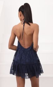 Picture thumb Brianna Lace Halter Dress in Navy. Source: https://media.lucyinthesky.com/data/Sep20_2/170xAUTO/781A5895.JPG
