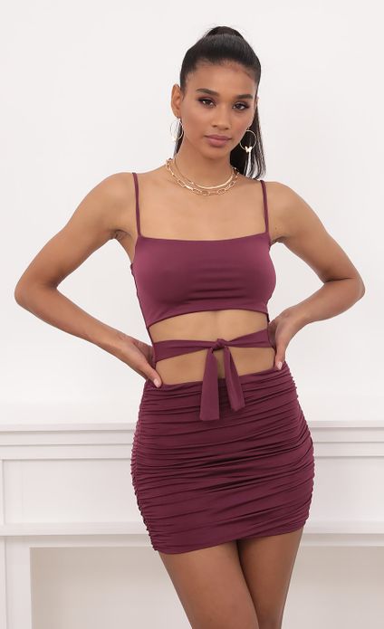 lucy in the sky daytona cutout dress