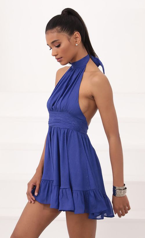 sharona pleated mini dress