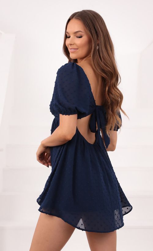 Picture Louisa Baby Doll Dress in Navy. Source: https://media.lucyinthesky.com/data/Sep21_1/500xAUTO/1V9A0995.JPG