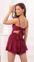 Picture Micaela Double Ruffle Romper in Burgundy. Source: https://media.lucyinthesky.com/data/Sep21_1/50x90/1V9A4023.JPG
