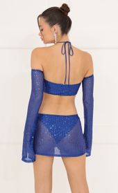 Picture thumb Eilish Mesh Sequin Three Piece Set in Blue. Source: https://media.lucyinthesky.com/data/Sep22/170xAUTO/40609506-ae09-401d-bf02-d3956ba2c891.jpg