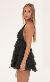 Picture thumb Sukie Mesh Ruffle Dress in Black. Source: https://media.lucyinthesky.com/data/Sep22/170xAUTO/6ba46f88-6de7-4859-85e0-6888bdbfb643.jpg