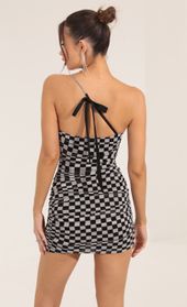 Picture thumb Gina Checkered Mesh One Shoulder Dress in Black and White . Source: https://media.lucyinthesky.com/data/Sep22/170xAUTO/83544f01-0c58-40ca-a860-ae69fd5528b7.jpg