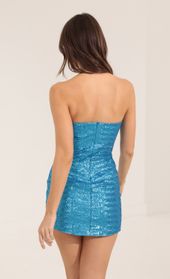 Picture thumb Nisha Sequin Off The Shoulder Dress in Blue. Source: https://media.lucyinthesky.com/data/Sep22/170xAUTO/b38d404e-84b5-40f2-82f6-5e1e5a465d4c.jpg