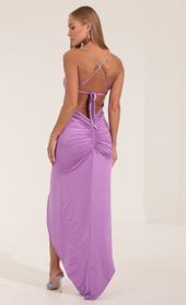 Picture thumb Pika Ruched Open Back Maxi Dress in Purple. Source: https://media.lucyinthesky.com/data/Sep22/170xAUTO/c9157bc4-007c-4ea7-ba1b-6650c85bc855.jpg