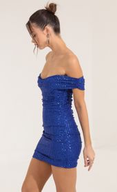 Picture thumb Lila Mesh Sequin Corset Dress in Blue. Source: https://media.lucyinthesky.com/data/Sep22/170xAUTO/eb657983-7e0f-4bf7-bfbd-a2d7b9cb4b15.jpg