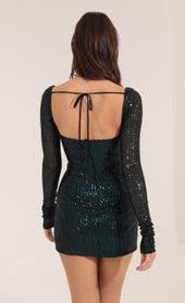 Picture thumb Solange Mesh Sequin Long Sleeve Dress in Green. Source: https://media.lucyinthesky.com/data/Sep22/170xAUTO/f5cc1f9c-a230-483f-bd04-ea8e3f91366f.jpg