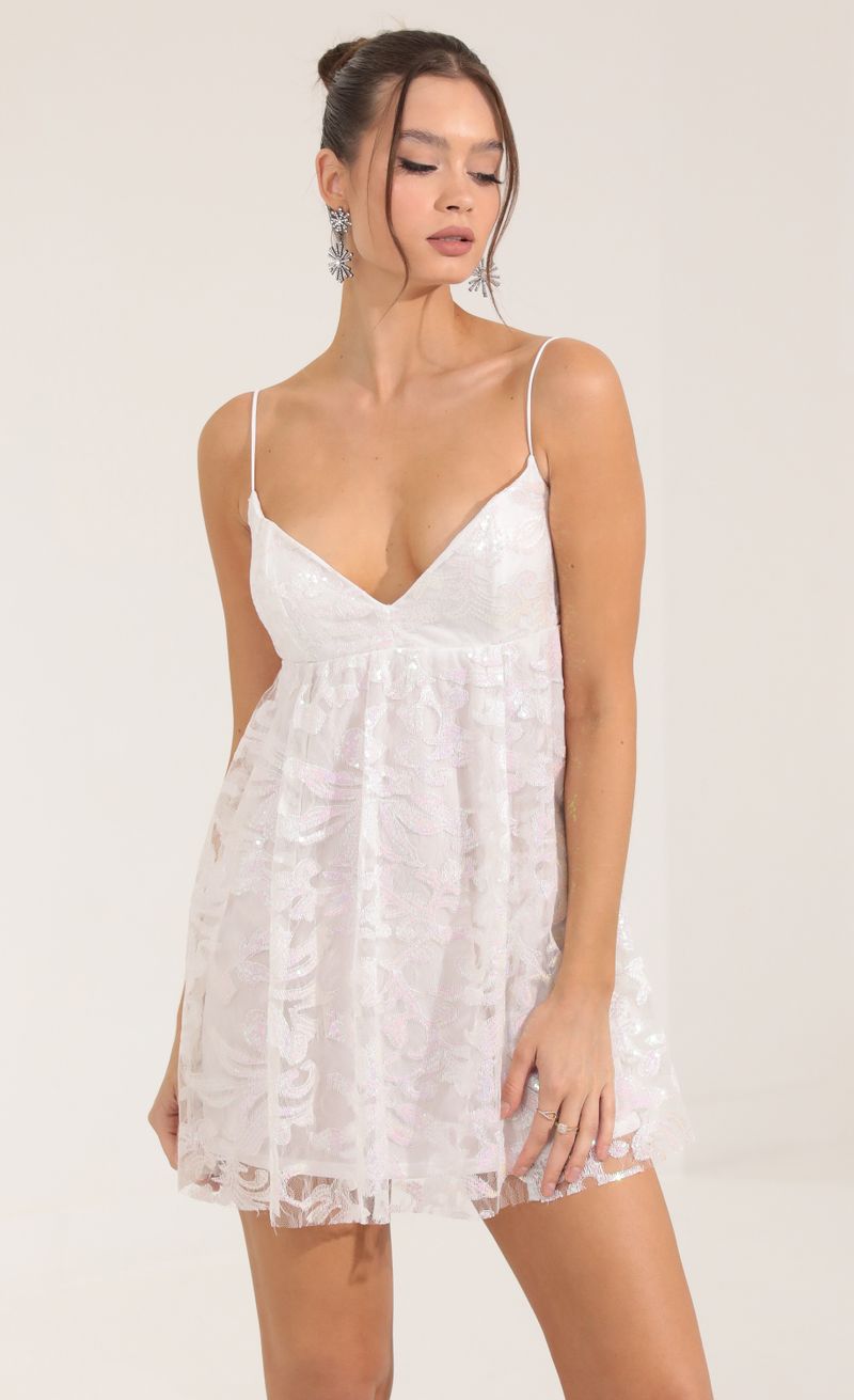Picture Kami Sequin Tulle Baby Doll Dress in White . Source: https://media.lucyinthesky.com/data/Sep22/800xAUTO/142073ac-1c0e-42c1-b001-4179af7df63d.jpg