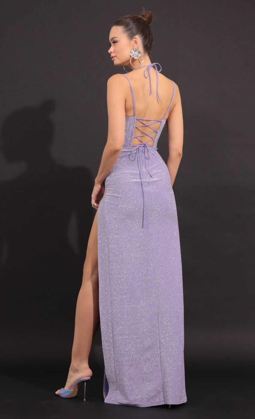 Picture Addy Knit Corset Maxi Dress in Purple. Source: https://media.lucyinthesky.com/data/Sep22/850xAUTO/be7e06bc-0e69-485d-9536-93ea4338356d.jpg