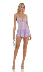 Picture Low V Lace-up Pleated Romper In Blush. Source: https://media.lucyinthesky.com/data/Sep23/150xAUTO/79b8f8ba-8322-4da3-bf24-01cdf0975c48.jpg