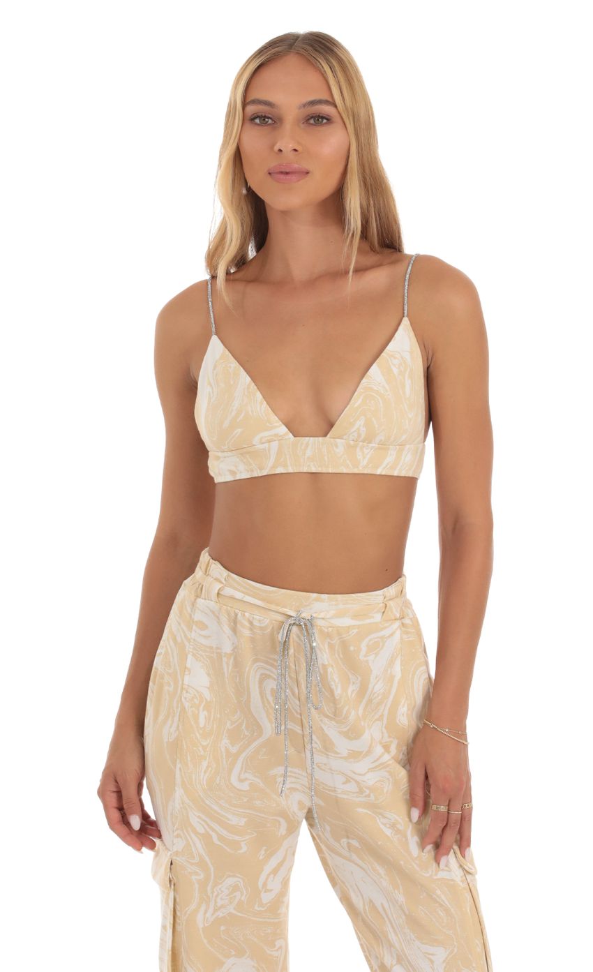 Picture haran Rhinestone Two Piece Set in Light Brown Swirl. Source: https://media.lucyinthesky.com/data/Sep23/850xAUTO/2e664900-69fb-4cf2-a26b-d84cdfbeea1c.jpg