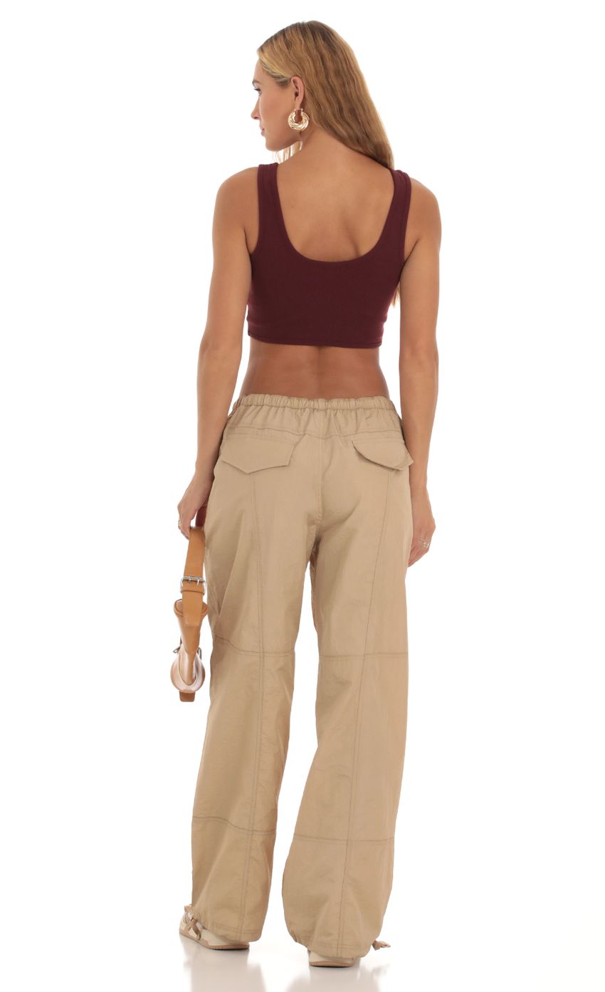 Picture Mackinley Lightweight Pants in Brown. Source: https://media.lucyinthesky.com/data/Sep23/850xAUTO/6d275bc4-6a3e-4a2e-8279-c18bc76ae6b9.jpg