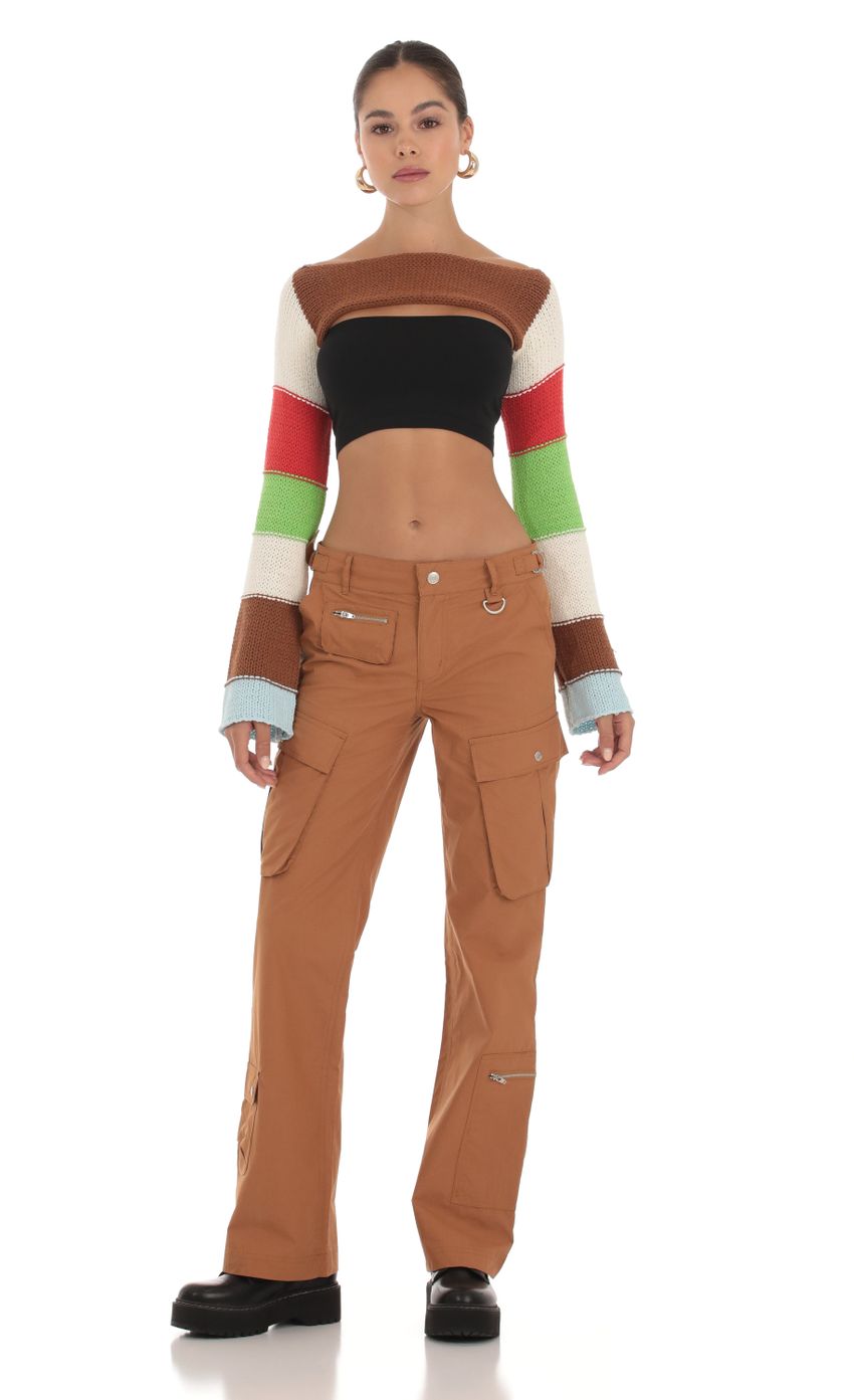 Picture Niva Multicolor Crochet Cropped Jumper. Source: https://media.lucyinthesky.com/data/Sep23/850xAUTO/7f5e3319-0bd7-4316-b4e3-1c55a98eb7bb.jpg