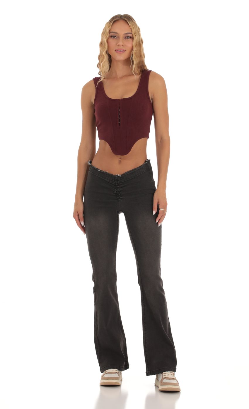 Picture Nalini Low Rise Denim Pants in Black. Source: https://media.lucyinthesky.com/data/Sep23/850xAUTO/a4b18e72-8191-4885-98a9-39b58ad32b53.jpg