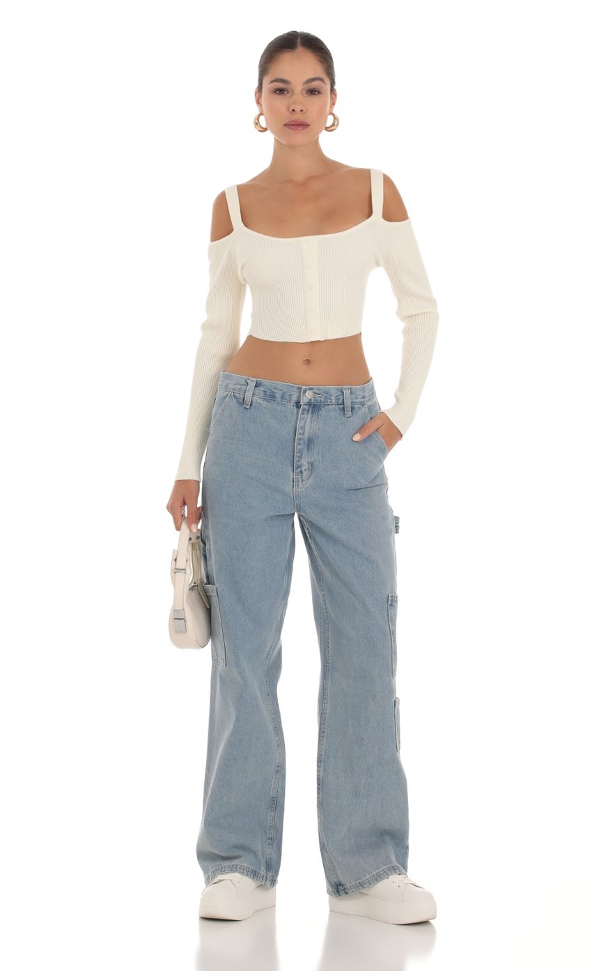 Picture Nerida Cargo Denim Jeans. Source: https://media.lucyinthesky.com/data/Sep23/850xAUTO/c1913d3c-6681-43b8-8448-f5b590d64c7e.jpg