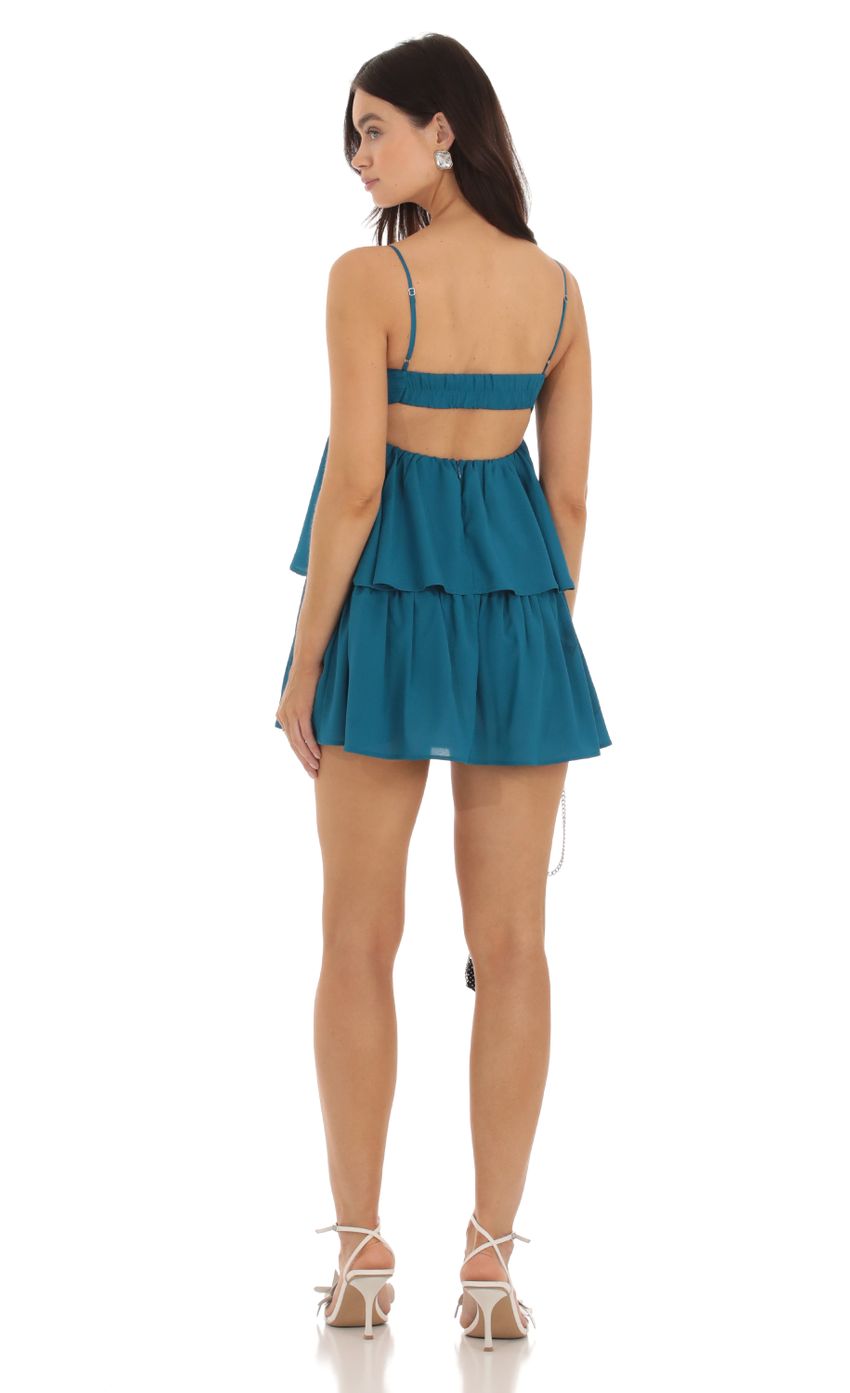 Picture Irena Ruffle Dress in Blue. Source: https://media.lucyinthesky.com/data/Sep23/850xAUTO/ddb87c7f-1ad8-4225-bc5c-c0a82c9ef796.jpg