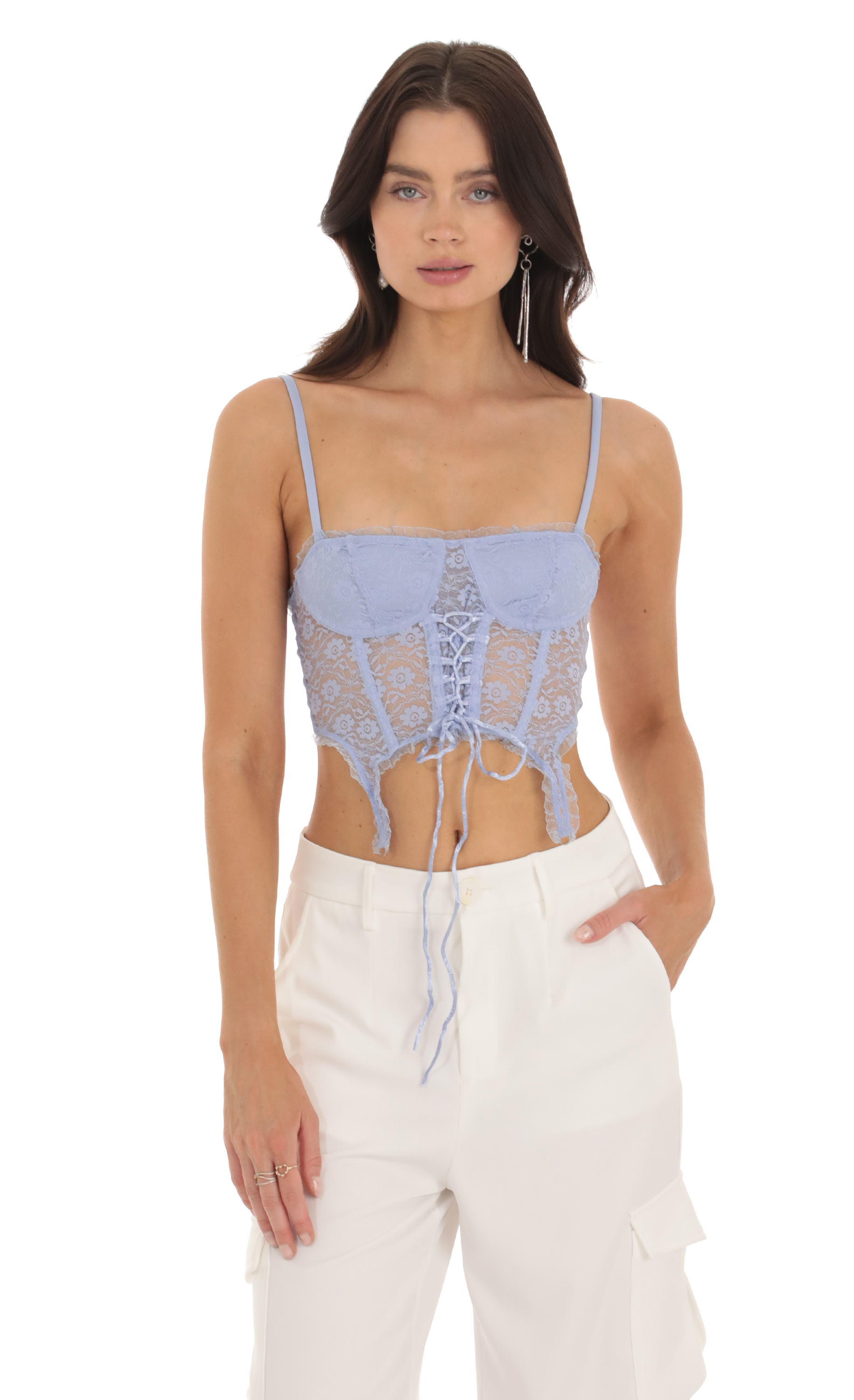 Lucy Corset Top – Blue Luxe Boutique